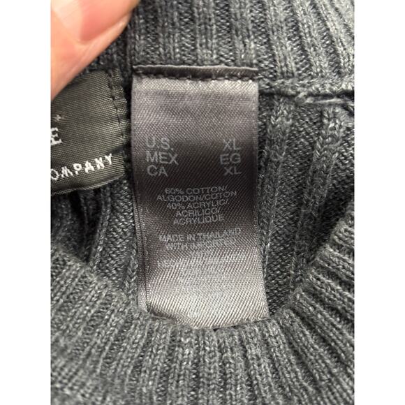 Crazy Horse Ribbed Knit Cotton Blend Sweater Size XL - Picture 3 of 6